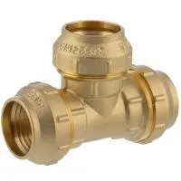 Тройник латунный для труб ПНД 32x32х32 ZEISSLER (15/1)