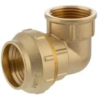 Угольник латунный с внутренней резьбой для труб ПНД 32x1* ZEISSLER (30/2)