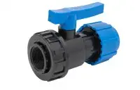 Кран шаровой ПНД d 25×1/2" внутр. (36/6) ТПК-АКВА