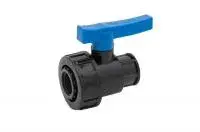 Кран шаровый ПНД Ø3/4" × 3/4" вн./вн.