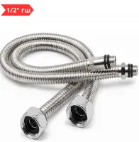 Подводка для смес. из нерж. гофр. трубы (sus304) 1/2хМ10 г/ш -100 см (пара) TIM (60/10)