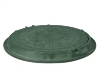 Люк 630 Л h35 (зеленый) 5т 28кг(30) (нр,76 вн,63)