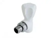 Кран Ф25*1/2 шаровой для радиатора угловой ПП FD PLAST (50/5)