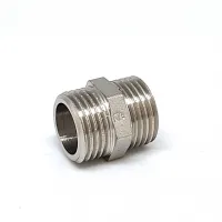 Ниппель никелированный усиленный 3/4" ш/ш (ZEISSLER) (140/10)