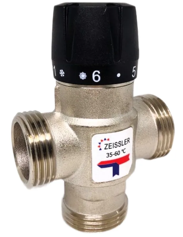 Термостатический смесительный клапан 3/4" НР 35-60°С KV 1,6 30/1