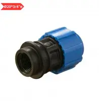 Муфта переходная Ф20*3/4 " внр, Политэк ПНД (160/1)
