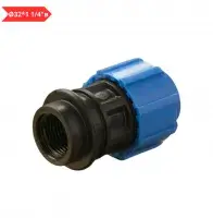 Муфта переходная Ф32*1 1/4" внр, Политэк ПНД (45/1)