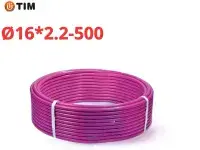 Сшитый полиэтилен PEX-b, Ø16 * 2.2 фиолетовый TIM (500)