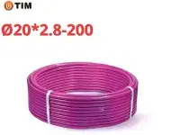 Сшитый полиэтилен PEX-b, Ø20 * 2.8 фиолетовый TIM (200)