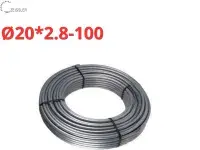 Сшитый полиэтилен PE-Xa/EVOH Ø20 * 2.8 серый ZEISSLER (100)