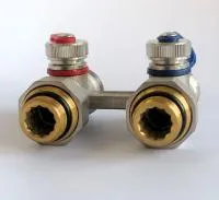 Узел ниж.подкл.радиатора ПРЯМОЙ 1/2"x3/4" ВЕНТЕЛЬНЫЙ TIM (40/10/1)