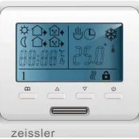 Термостат комнатный 3 м с датчиком темп. теплого пола 220 В - 16 А (ZEISSLER) (30/1)