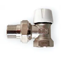 Клапан радиаторный 1/2" настроечный угловой TIM (60/6)