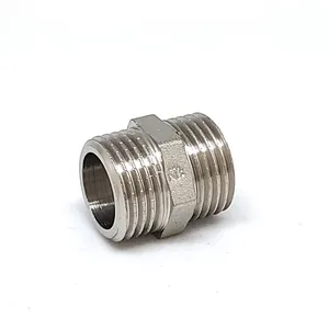 Ниппель никелированный 25 усильный 1" ш/ш (ZEISSLER) 90/10