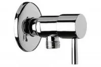 Кран угловой 1/2" × 1/2" с отражателем нерж. хром TIM (80/1)
