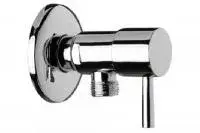 Кран угловой 1/2" × 1/2" с отражателем нерж. хром TIM (80/1)