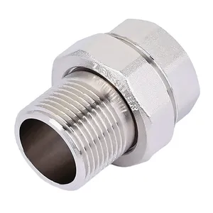 Американка прямая никелированная 1 1/4"г/ш (ZEISSLER) 24/4