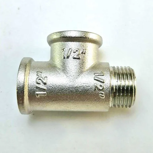 Тройник TIM 15нвв 1/2ш.г.г НИКЕЛЬ 80/10