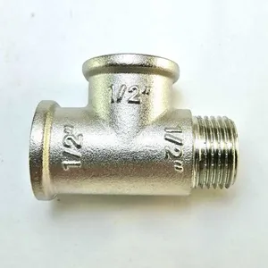 Тройник TIM 15нвв 1/2ш.г.г НИКЕЛЬ 80/10