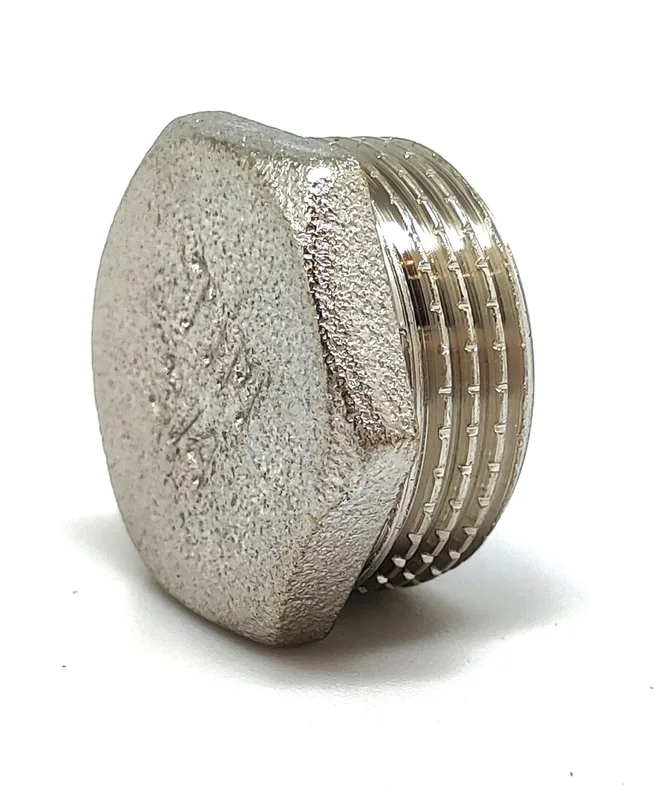 Заглушка TIM 20ш 3/4н НИКЕЛЬ 380/10