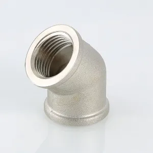 Угольник 45° никелированный 1/2г/г "ZEIS" 10/160
