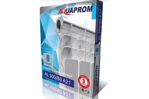 Радиатор АL "Аквапром" 500X80 (8сек.)
