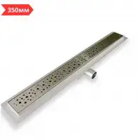 Трап-лоток с гориз. - 350 мм, решетка с круг. ячейкой TIM (4/1)