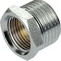 Футорка 3/4" ш * 1/2" г хром TIM (160/40/1)