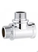 Тройник 1/2" * 1/2" * 1/2" г/ш/ш хром TIM (80/20/1)