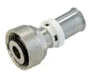 Пресс Муфта с накидной гайкой М/П 16 *3/4 Евроконус (TIM) (240/30)