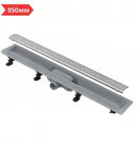 Трап 950 мм с решеткой серии 9 (пластик) AlcaPLAST(1)
