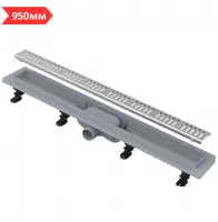 Трап 950 мм с решеткой серии 10 (пластик) AlcaPLAST (1)