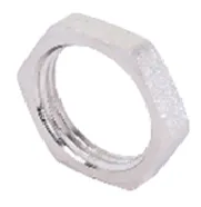 Контргайка без бортика никелированная 1/2 (ZEISSLER) (800/10)