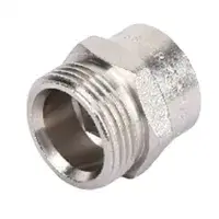 Переходник никелированный 1/2 x 3/4", "евроконус" (ZEISSLER) (200/10)