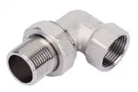 Американка угловая никелированная 11/2" г/ш (ZEISSLER) (9/1)