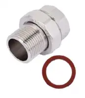 Американка никелированная с плоской прокладкой 11/4"г/ш (ZEISSLER) (24/4)