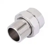 Американка никелированная 1" г/ш (ZEISSLER) (35/5)