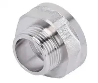 Переходник никелированный 11/4 * 1 г/ш (ZEISSLER) (100/5)