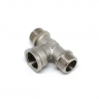 Тройник никелированный 3/4* 3/4* 3/4 ш/г/ш (ZEISSLER) (40/5)