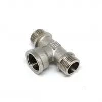 Тройник никелированный 3/4* 3/4* 3/4 ш/г/ш (ZEISSLER) (40/5)