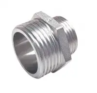 Ниппель переходной никелированный 2*1/2 *2 ш/ш (ZEISSLER) (18/3)