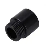 Удлинитель 1/2" г/ш - 30 мм латунный черный TIM (160/10)