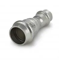 Mуфта Двухраструбная 42*35mm из нержавеющей стали (ZEISSLER) (24/4)