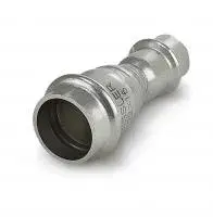 Mуфта Двухраструбная 42*35mm из нержавеющей стали (ZEISSLER) (24/4)