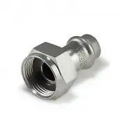 Муфта из нержавеющей стали с накидной гайкой 18*3/4 (ZEISSLER) (110/5)