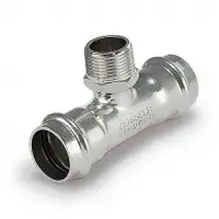Тройник из нержавеющей стали 18*1/2*18 н.р. (ZEISSLER) (80/5)
